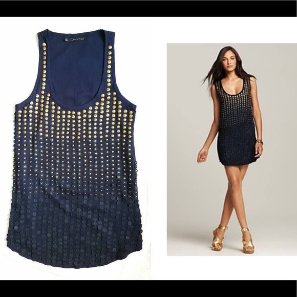 Patterson J. Kincaid Dresses & Skirts - Patterson J Kincaid Studded Embellished Tank Dress